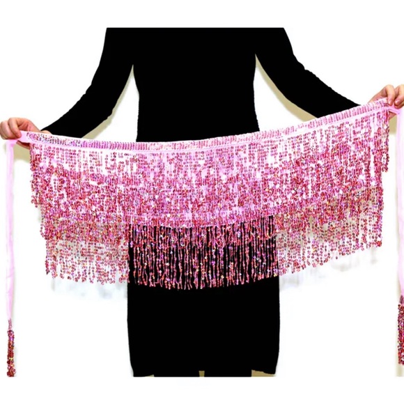 Silver Fringe Dancer Outfit - Picture 4 of 4